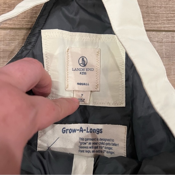 Lands End Squall Snowboard Ski Bibs Size 7 unisex - Picture 3 of 12